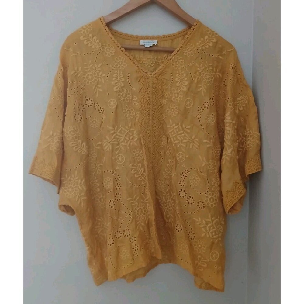 Sundance Rowena Embroidered Floral Top